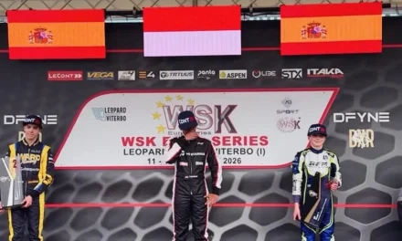 Calon Pembalap F4, Qarrar Firhand Di Heat 1 WSK Viterbo