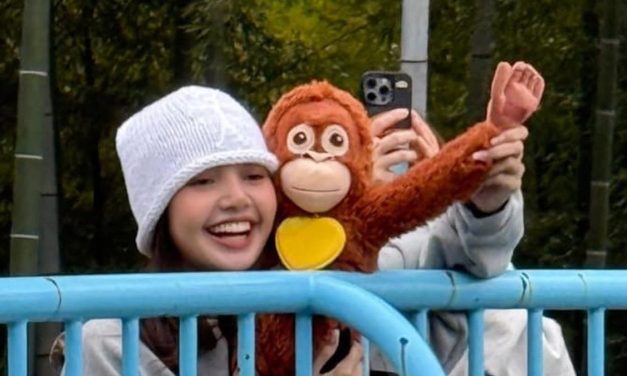 Aksi Manis Lisa BLACKPINK Lihat Punch Bayi Monyet Di Jepang