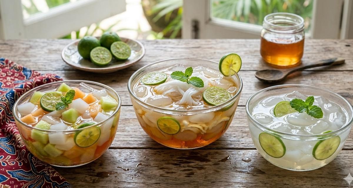 Resep Minuman Lebaran: Es Kolang Kaling Jeruk Nipis Segar