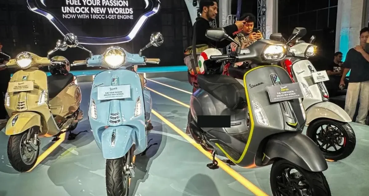 Upgrade Mesin Vespa: Primavera Dan Sprint Dapatkan 180cc
