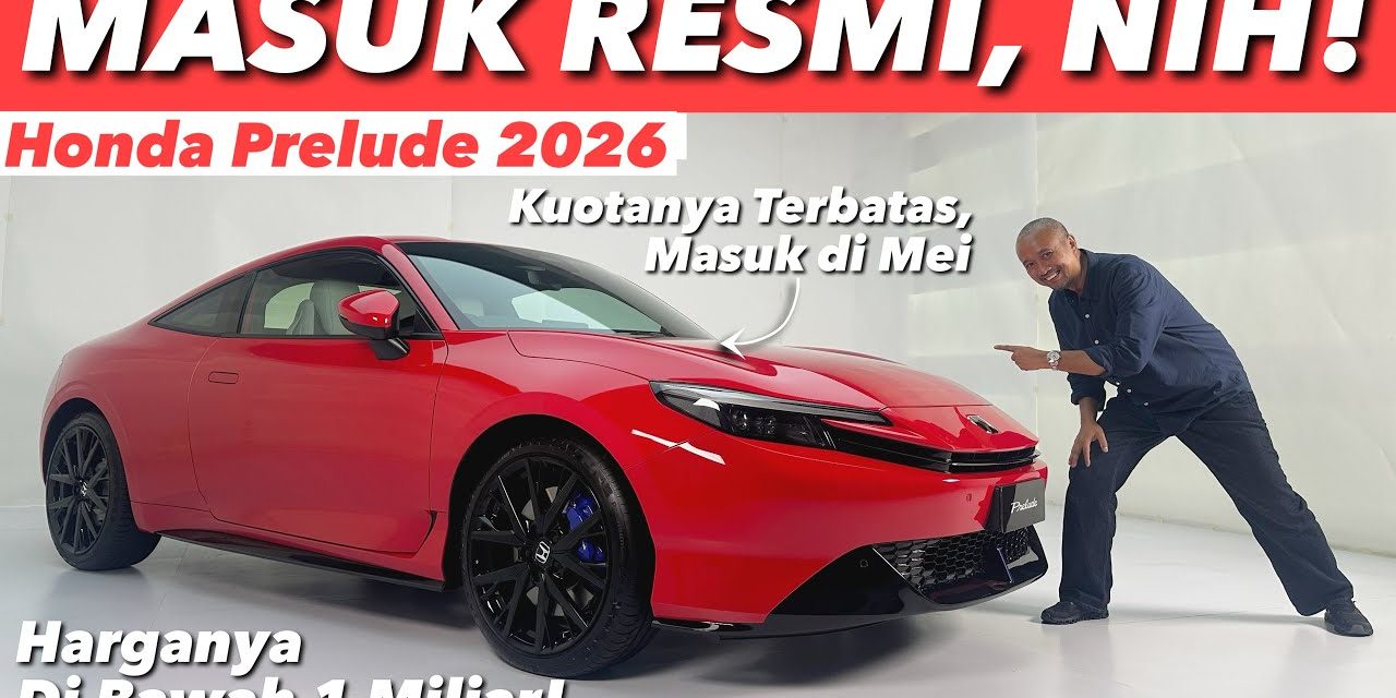 Mulai Akhir Mei 2026, Honda Prelude Dikirim Ke Indonesia