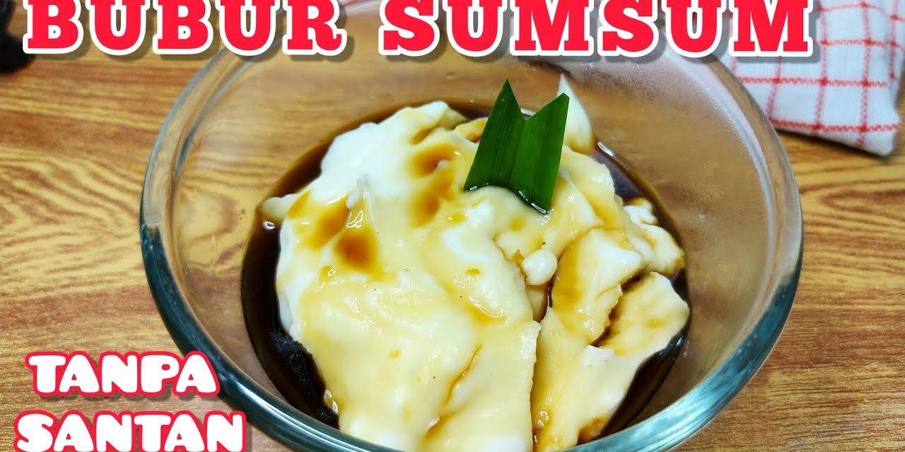 Bubur Sumsum Sehat Tanpa Santan, Rasanya Tetap Mantap