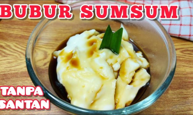Bubur Sumsum Sehat Tanpa Santan, Rasanya Tetap Mantap